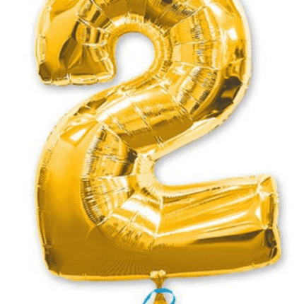 цифра 2 золото